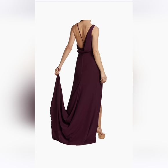 Vera Wang Bridal collection wine colored size 8 formal dress - Picture 16 of 16
